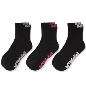 CALCETINES IMPALA EVERYDAY NEGRO (PACK 3)