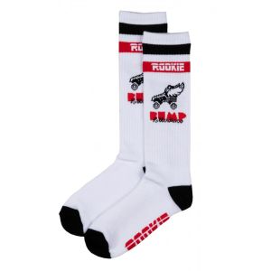 CALCETINES ROOKIE WHITE-ROJO 16’’ MID CALF BUMP
