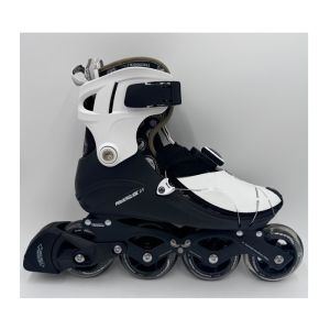 POWERSLIDE VI 4X84 ABEC 7 BLANCO-NEGRO (MUESTRA)