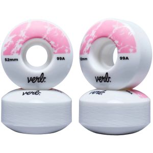 RUEDA SKATE VERB DIP 52MM MARBEL PINK (PACK 4)