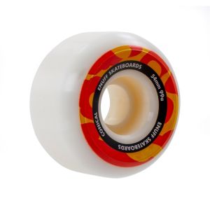 RUEDAS ENUFF CONICAL BLANCO-NARANJA 54MM