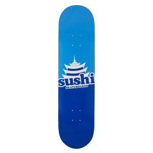 TABLA SKATE SUSHI PAGODA LOGO AZUL 8’’