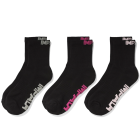 IMPALA EVERYDAY BLACK SOCKS (3 PACK)