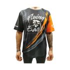 CAMISETA FLYING EAGLE NEGRO-NARANJA