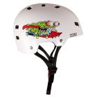 BULLET SANTA CRUZ SLASHER GLOSS WHITE HELMET