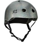 S1 LIFER SILVER GLOSS GLITTER HELMET