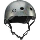 S1 MEGA LIFER SILVER GLITTER HELMET
