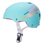 HELMET TRIPLE 8 THE CERTIFIED SWEATSAVER TEAL HOLOGRAM