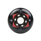 FLYING EAGLE SLIDERS 2 80MM 88A BLACK-RED WHEELS (4 PACK)