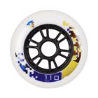 FLYING EAGLE SPEED SHR 110MM 85A WHITE WHEEL (UNIT)