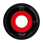 RUEDAS FR ROUND WHEELS 60MM 88A BLACK-RED LED WHEELS (4 PACK)
