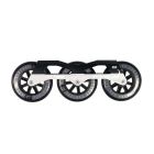 GROUND CONTROL TRISKATE V3 110MM 85A BLACK-SILVER FRAMES