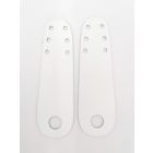 RIEDELL WHITE CHAPPAREL TOE GUARDS  (2 PACK)