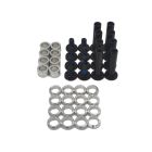 TORNILLOS KIZER FLUID NEGRO (PACK 8)
