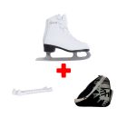 PACK DE PATINES HIELO SFR GALAXY BLANCO
