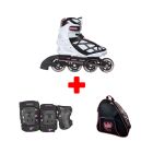 PACK DE PATINES EN LÍNEA PLAYLIFE UNO PINK 80