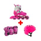 INLINE SKATES PACK KIDS WOMAN FLYING EAGLE S6S PINK