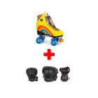 PACK PATINES DE 4 RUEDAS MOXI RAINBOW RIDER