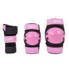 PACK PROTECCIONES SFR YOUTH RAMP NEGRO-ROSA