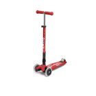MAXI MICRO DELUXE RED LED HELMET FOLDABLE SCOOTER