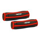 AVENTO NEOPRENE WEIGHT 0,5 KG GREY RED (2 PACK)