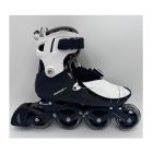 POWERSLIDE VI 4X84 ABEC 7 BLANCO-NEGRO (MUESTRA)
