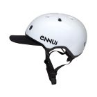 CASCO ENNUI ELITE WHITE WITH PEAK 55-59CM