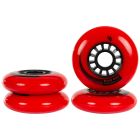 RUEDAS UNDERCOVER RAW 84MM 88A ROJA BULLET (PACK 4)