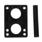 RISERS D STREET SOFT 1/2” NEGRO (PACK 2)