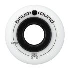 RUEDAS FR ROUND WHEELS 60MM 88A WHITE LED WHEELS (4 PACK)
