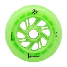 LED LUMINOUS 125MM 85A GREEN APPLE GLOW WHEEL (UNIT)