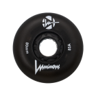 RUEDA LED LUMINOUS 80MM 85A NEGRO-NEGRO (UNIDAD)