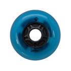 LUMINOUS 84MM 85A GLOW BLUE QUAD WHEEL  (UNIT)