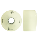LUMINOUS LED 70MMX51MM 85A GLOW WHITE LONGBOARD WHEEL (UNIT)