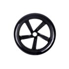 PU 180X30 BLACK WHEEL (UNIT)