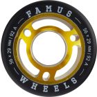 QUAD FAMUS 56MM 92A GOLD-BLACK WHEEL (UNIT)