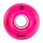 RUEDA QUAD LED LUMINOUS 65MMX37MM 85A GLITTER PINK (UNIDAD)