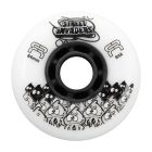 RUEDAS FR STREET INVADERS ROUND 84MM 84A WHITE LED WHEELS (4 PACK)