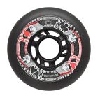 FR STREET KINGS 80MM 85A BLACK WHEELS (4 PACK)