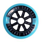 GROUND CONTROL TURQUOISE-BLACK 110MM 85A WHEELS (3 PACK)