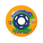 FORMULA G ERA ORANGE 80MM 76A HOCKEY WHEELS (4 PACK)