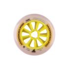 HYDROGEN PRO 125MM FIRM (6) WHEELS WHITE-YELLOW 6 PACK