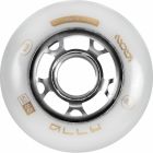 IQON ALLY WHITE 80MM 88A WHEELS (4 PACK)
