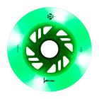 LUMINOUS 110MM 85A WHITE GLOW + GREEN LED LED WHEELS (3 PACK)