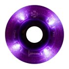 RUEDAS LED LUMINOUS 72MM 85A PURPLE HAZE PURPLE HUB (PACK 4)