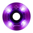 LUMINOUS 76MM 85A PURPLE HAZE LED WHEELS (4 PACK)