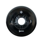 RUEDAS LED LUMINOUS 84MM 85A BLACK (PACK 4)