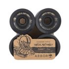 RUEDAS LONGBOARD ARBOR SIGNATURE SUMMIT DANIEL MACDONALD 71MM 78A NEGRO (PACK 4)