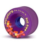 LONGBOARD ORANGATANG FAT FREE 65MM 83A LILA WHEELS (4 PACK)