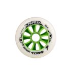 RUEDAS PIPER TORQ XFAST 100MM 85A HELIX CORE NATURAL-GREEN (PACK 8)